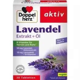 DOPPELHERZ Levanduľový extrakt+olejové tablety, 30 ks