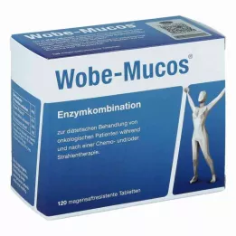 Wobe-Mucos gastrorezistentné tablety (120 kusov)