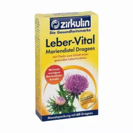 ZIRKULIN Obalené tablety Liver Vital Milk Thistle, 60 kapsúl