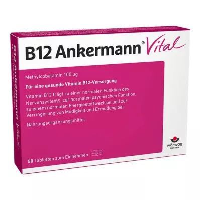 B12 ANKERMANN Vital tablety, 50 kapsúl