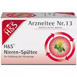 H&amp;S Čajové filtračné vrecko na zavlažovanie obličiek, 20X2,0 g
