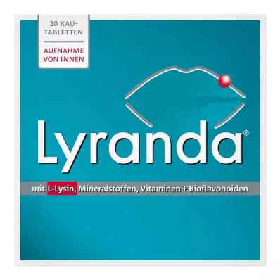 LYRANDA Žuvacie tablety, 20 ks