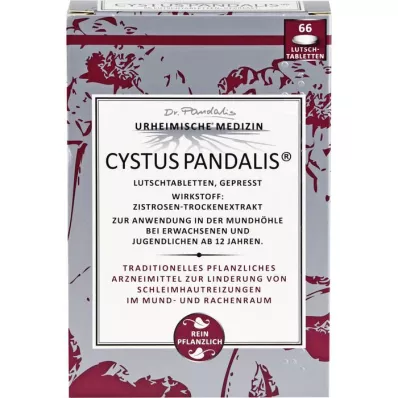 CYSTUS Pandalis pastilky, 66 ks