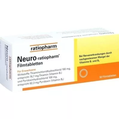 NEURO-RATIOPHARM Filmom obalené tablety, 50 ks