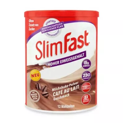 SLIM FAST Cafe au Lait prášok, 438 g