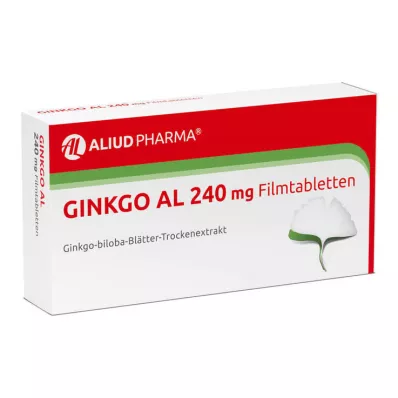 GINKGO AL 240 mg filmom obalené tablety, 60 tabliet
