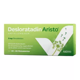 Desloratadine Aristo antialergické 5 mg filmom obalené tablety, 50 ks