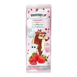 TOOTHPOP Dentálne lízatko s jahodovou príchuťou, 1 ks