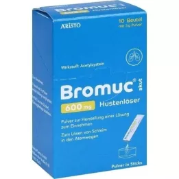 BROMUC akútny 600 mg liek proti kašľu plv.na perorálne použitie, 10 ks