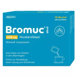 BROMUC akútny 600 mg liek proti kašľu plv.na perorálne použitie, 10 ks