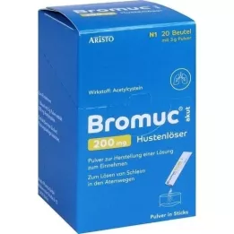 BROMUC Akútny 200 mg liek proti kašľu na perorálne použitie, 20 ks