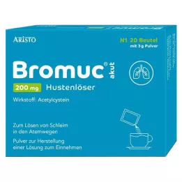 BROMUC Akútny 200 mg liek proti kašľu na perorálne použitie, 20 ks