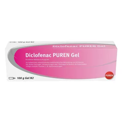 Diclofenac PUREN gél, 100 g