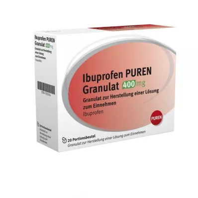 Ibuprofen Puren Granule 400 mg na prípravu perorálneho roztoku, 20 ks Ibuprofen Puren Granule 400 mg na prípravu perorálneho roztoku, 20 ks