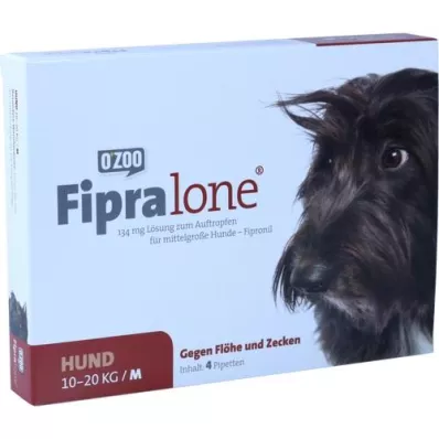 FIPRALONE 134 mg roztok pre stredne veľké psy, 4 ks
