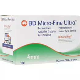 BD MICRO-FINE ULTRA Ihly do pera 0,23x4 mm, 100 ks