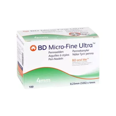 BD Ihly Micro-Fine Ultra Pen 0,23x4 mm, 100 ks BD Ihly Micro-Fine Ultra Pen 0,23x4 mm, 100 ks