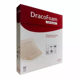 DRACOFOAM Lepiaca penová tyčinka na rany 5x5 cm, 10 ks