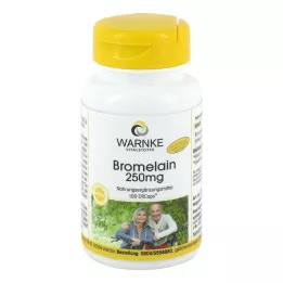 BROMELAIN 250 mg enterálne obalené kapsuly, 100 ks