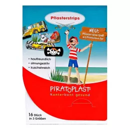 PIRATOPLAST Chlapčenské omietkové pásy 3 veľkosti, 16 ks