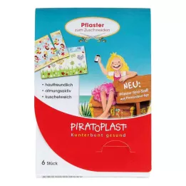 PIRATOPLAST Dievčenský sadrový výrez 6x10 cm, 6 ks