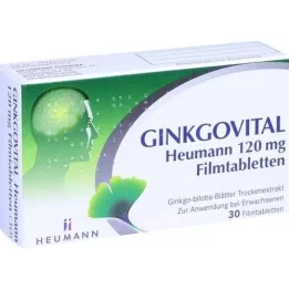 GINKGOVITAL Heumann 120 mg filmom obalené tablety, 30 ks