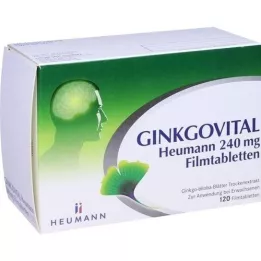 GINKGOVITAL Heumann 240 mg filmom obalené tablety, 120 ks