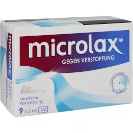 MICROLAX Rektálny roztok na klystír, 9X5 ml