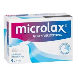 MICROLAX Rektálny roztok na klystír, 9X5 ml
