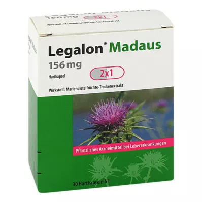 LEGALON Madaus 156 mg tvrdé kapsuly, 30 ks