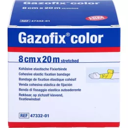 GAZOFIX farebný fixačný obväz kohezívny 8 cmx20 m žltý, 1 ks