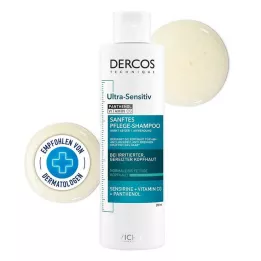 VICHY DERCOS Ultra citlivý šampón na mastnú pokožku hlavy, 200 ml