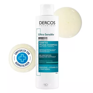 Vichy Dercos Ultra-Sensitive šampón pre mastnú pleť, 200 ml