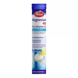 ABTEI Magnézium 400 Plus vitamín C+E šumivé tablety, 15 ks