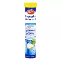 ABTEI Magnézium Kalcium+D3 šumivé tablety, 15 kapsúl
