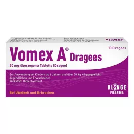 VOMEX A Dragees 50 mg obalené tablety, 10 ks