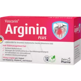 VASCORIN Arginín Plus Kapsule, 120 kapsúl