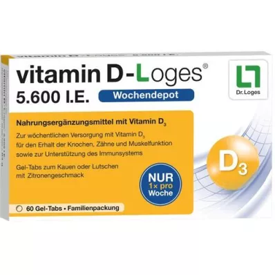 VITAMIN D-LOGES 5.600 I.E. Wo.Depot Kautabl.Fam.Pa, 60 ks