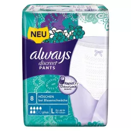 ALWAYS diskrétne inkontinenčné nohavičky plus L, 8 ks