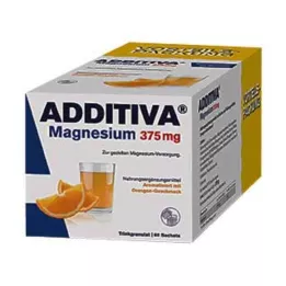ADDITIVA Magnézium 375 mg vrecúška, 60 ks