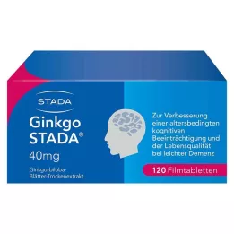 GINKGO STADA 40 mg filmom obalené tablety, 120 kusov