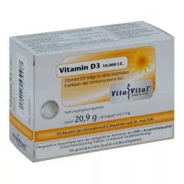 VITAMIN D3 10 000 I.U. kapsuly, 50 ks