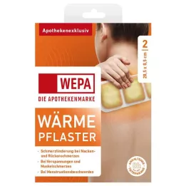 WÄRMEPFLASTER Krk/zadná časť 8,5x28,5 cm WEPA, 2 ks
