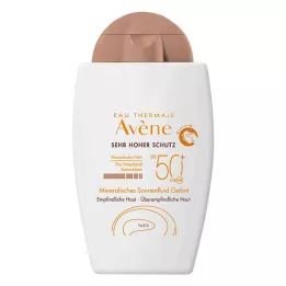 AVENE Minerálny opaľovací fluid SPF 50+ tónovaný, 40 ml
