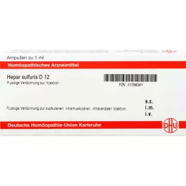 HEPAR SULFURIS D 12 ampuliek, 8X1 ml