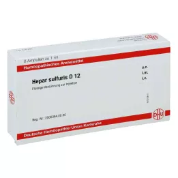 HEPAR SULFURIS D 12 ampuliek, 8X1 ml