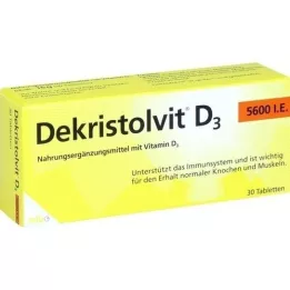 DEKRISTOLVIT D3 5 600 I.U. tablety, 30 ks