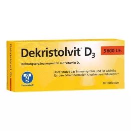 DEKRISTOLVIT D3 5 600 I.U. tablety, 30 ks