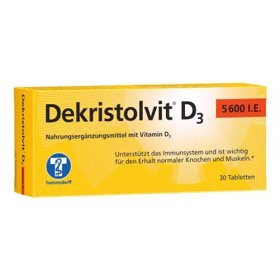 DEKRISTOLVIT D3 5 600 I.U. tablety, 30 ks