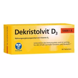 DEKRISTOLVIT D3 5 600 I.U. tablety, 60 kapsúl